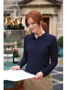 Anna Long Sleeve Polo Shirt