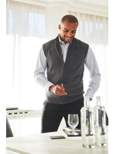 Lincoln Knitted Zip Gilet