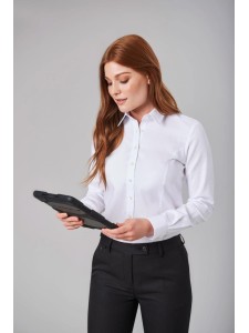 Albany Ladies Classic Oxford Tailored Fit Blouse