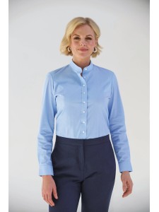 NEW Amelia Grandad Collar Long Sleeve Blouse