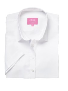 Hamilton Ladies Classic Oxford Short Sleeve Blouse