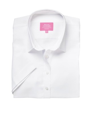 Hamilton Ladies Classic Oxford Short Sleeve Blouse