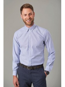 Lawrence Tailored Fit Long Sleeve Oxford Shirt