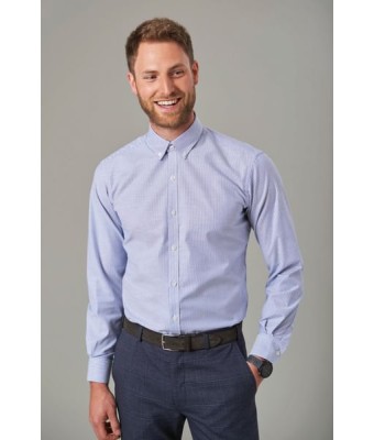 Lawrence Tailored Fit Long Sleeve Oxford Shirt