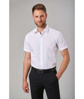 Milano Slim Fit Short Sleeve Mens Shirt 
