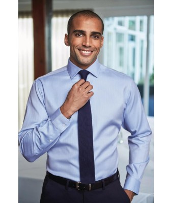 Palermo Slim Fit, Single Cuff Long Sleeve Shirt