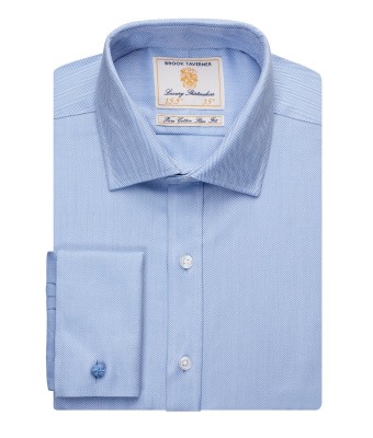 Prato Slim Fit L/S Shirt - Lt BLUE