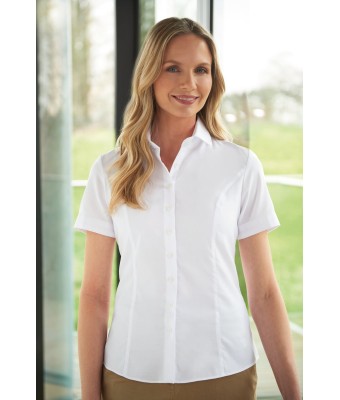 Victoria Tailored Fit Short Sleeve Blouse