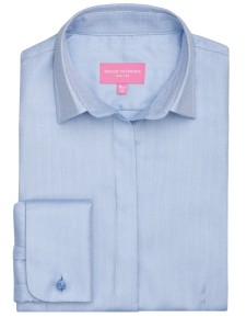 Villeta Long Sleeve Blouse - Lt BLUE