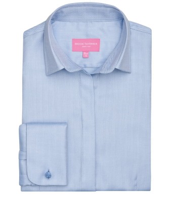 Villeta Long Sleeve Blouse - Lt BLUE