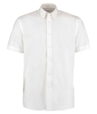 K/Kit Male Waiter S/Sleeve Shirt - WHITE