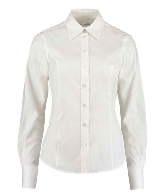 K/Kit Long Sleeve Tailored Oxford Shirt - WHITE