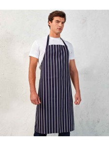 Premier Stripe Apron - NAVY/WHITE