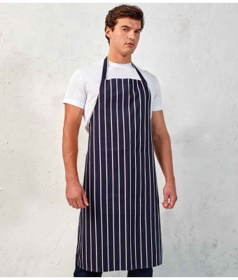 Premier Stripe Apron - NAVY/WHITE