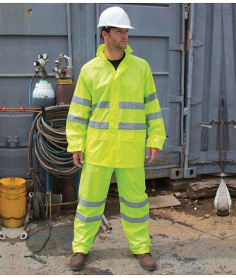  Hi-Vis Waterproof Suit - YELLOW 