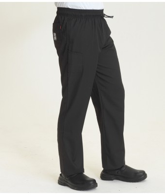 Catering Trousers Unisex - BLACK