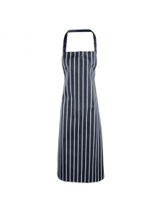 Premier Stripe Apron - NAVY/WHITE