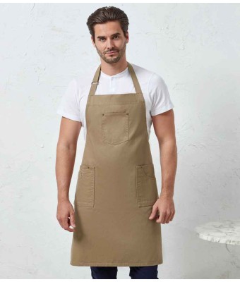 Premier Cotton Chino Bib Apron