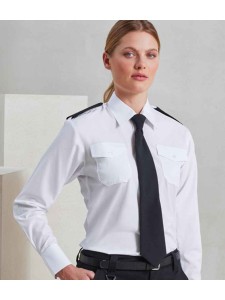 Premier Ladies Long Sleeve Pilot Shirt