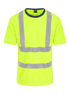 RX720 Pro RTX High Visibility T-Shirt - YELLOW - Stewarts GC logo & EGOP Back