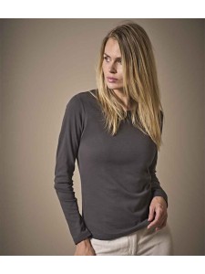 Tee Jays Ladies Long Sleeve Interlock T-Shirt