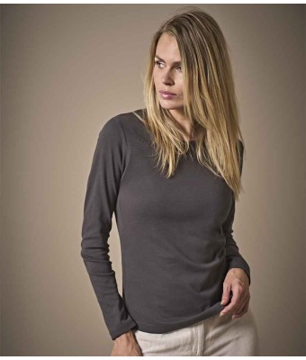 Tee Jays Ladies Long Sleeve Interlock T-Shirt