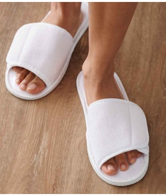 Towel City Open Toe Slippers