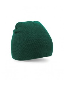 BB44 Knitted Beanie - BOTTLE GREEN - PLAIN