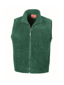 RS37 Unisex Fleece Bodywarmer - FOREST GREEN - LHB & EGOP Back