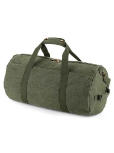 BagBase Vintage Canvas Barrel Bag