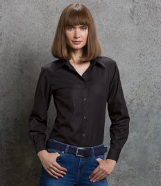 Oxford Shirts - Ladies Long Sleeve (14)