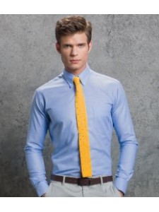 Kustom Kit Long Sleeve Slim Fit Workwear Oxford Shirt