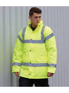 PW003 Hi-Viz Traffic Jacket - YELLOW - LHB & EGOP Back