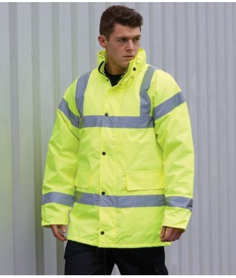 PW003 Hi-Viz Traffic Jacket - YELLOW - LHB & EGOP Back