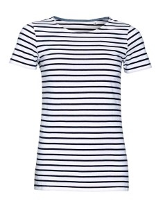 SOL'S Ladies Miles Striped T-Shirt