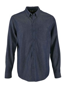 SOL'S Barry Long Sleeve Denim Shirt