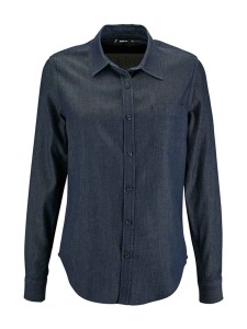 SOL'S Ladies Barry Long Sleeve Denim Shirt