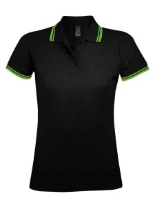 SOL'S Ladies Pasadena Tipped Cotton Piqué Polo Shirt