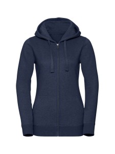 Russell Ladies Authentic Melange Zip Hoodie