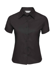 Russell Collection Ladies Short Sleeve Classic Twill Shirt