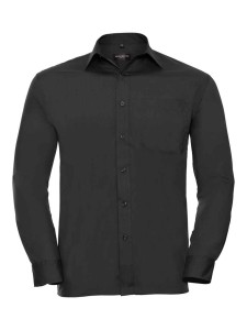 Russell Collection Long Sleeve Easy Care Poplin Shirt