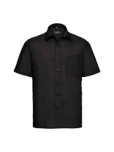 Russell Collection Short Sleeve Easy Care Poplin Shirt