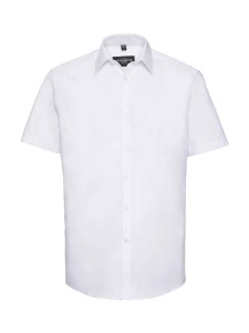 Russell Collection Short Sleeve Herringbone Shirt