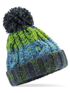 Beechfield Junior Corkscrew Pom Pom Beanie