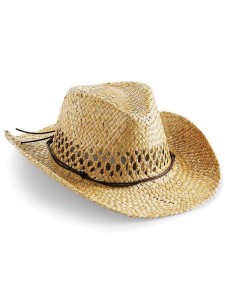 Beechfield Straw Cowboy Hat