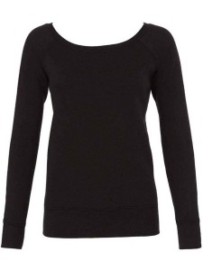 Bella Ladies Tri-Blend Sponge Fleece Wide Neck Sweatshirt