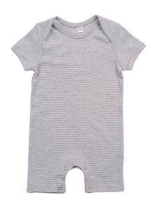 BabyBugz Baby Short Sleeve Striped Bodysuit