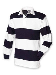 Front Row Sewn Stripe Rugby Shirt