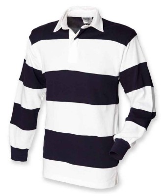 Front Row Sewn Stripe Rugby Shirt