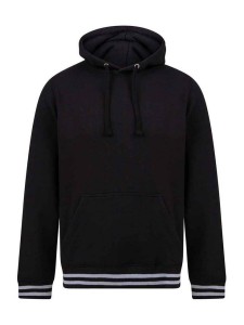 Front Row Unisex Striped Cuff Hoodie
